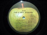 Paul McCartney "RAM" Label