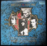 The Cult "Electric" Limited Gold Vinyl (Back Cover)