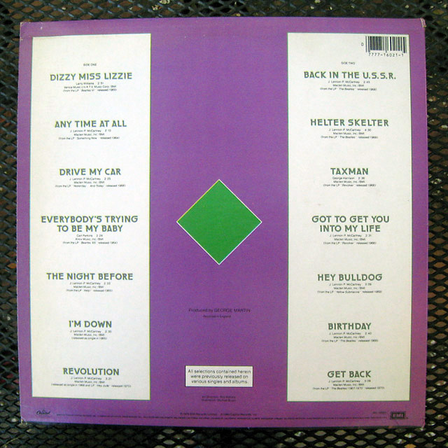 THE BEATLES "ROCK N&squot; ROLL MUSIC, VOLUME 2" SN-16021 LP | eBay